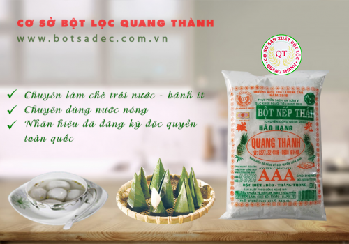 UNG CẤP BỘT NẾP THÁI, BỘT NẾP SẤY, BỘT NẾP LỌC LÀM CHÈ TRÔI NƯỚC, BÁNH ÍCH